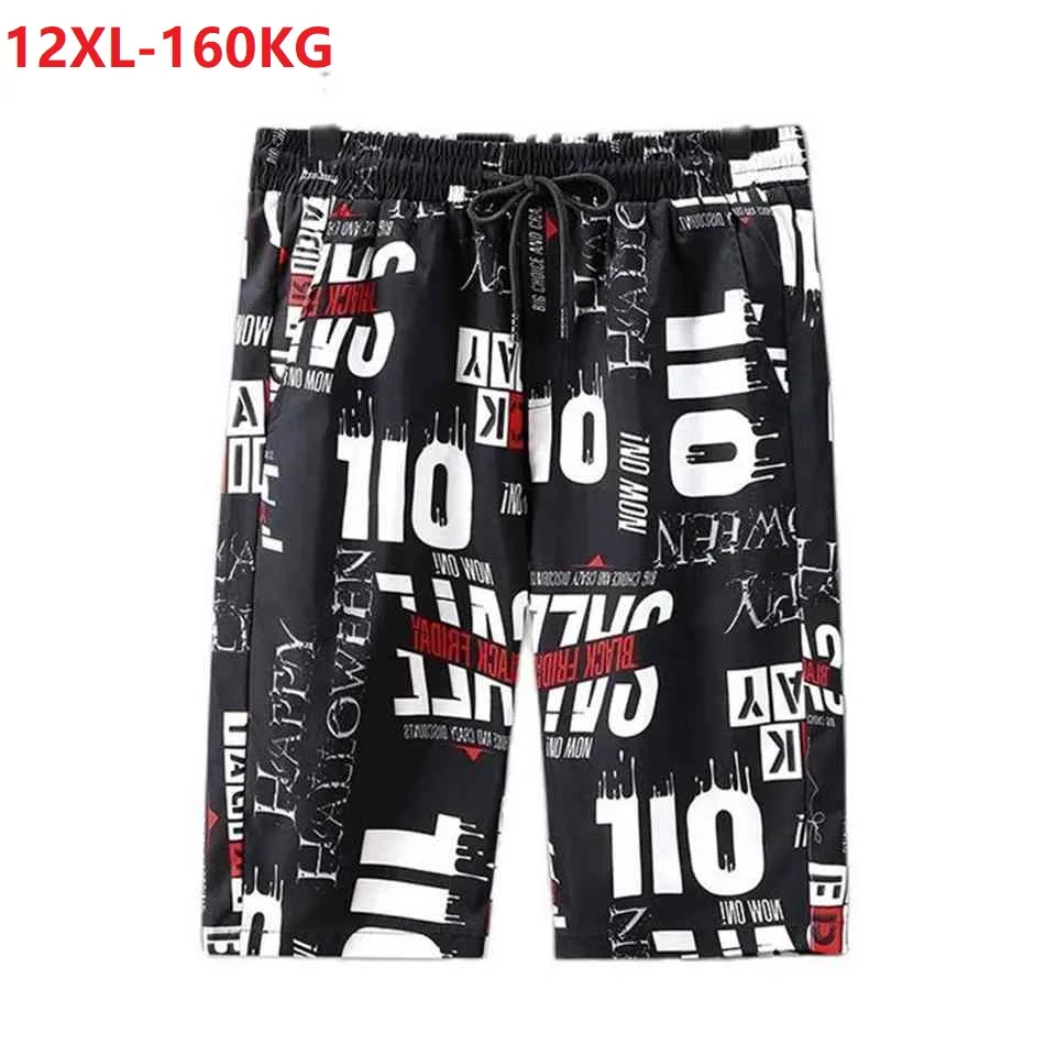 Pantaloncini da spiaggia da uomo estivi stampa lettera cool sports high street Camouflage board shorts plus size 8XL 10XL 12XL shorts oversize 70