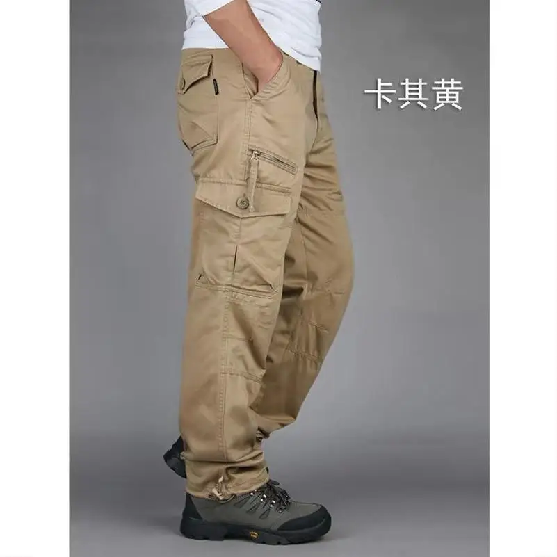 Männer Camouflage Hose Casual Outdoor Hosen Wandern Jagd Baumwolle Bau Mann Original Arbeitskleidung Cargo Taktische Hosen