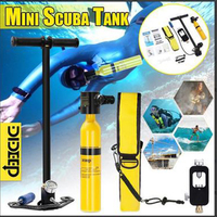 DIDEEP-Mini Scuba Diving Tank Equipment, Dive Cylinder with 8 Minutes Capability, 0.5L Capacity for Snorkeling and Dive