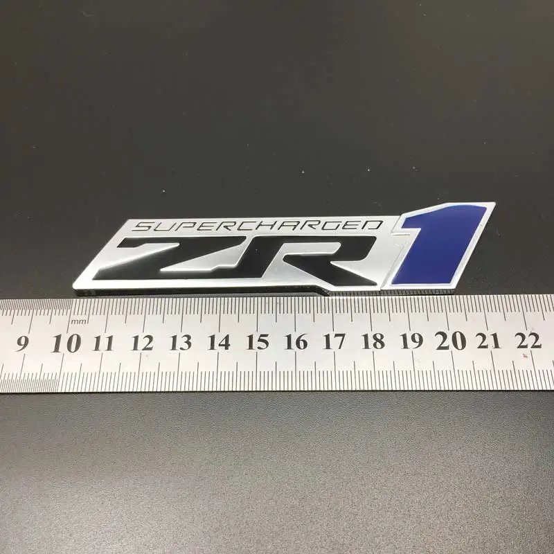 جديد ملصق معدني ثلاثي الأبعاد طراز سوبر تشارج ZR1 شعار شعار شعار سيارة الجذع ملصق تصفيف السيارة لملحقات السيارة من كروز كابتيفا أفيو