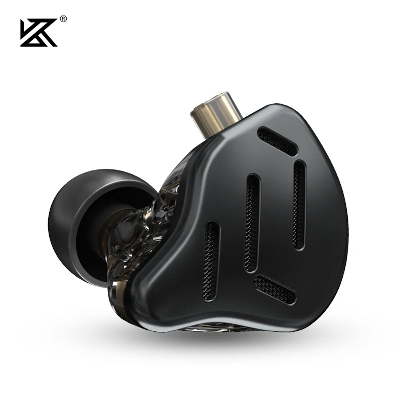 KZ ZAX Headset 16 Units HIFI Bass Hanging In Ear Monitor Hybrid technology Earphones Noise Cancelling Earbuds Sport Wired Sport