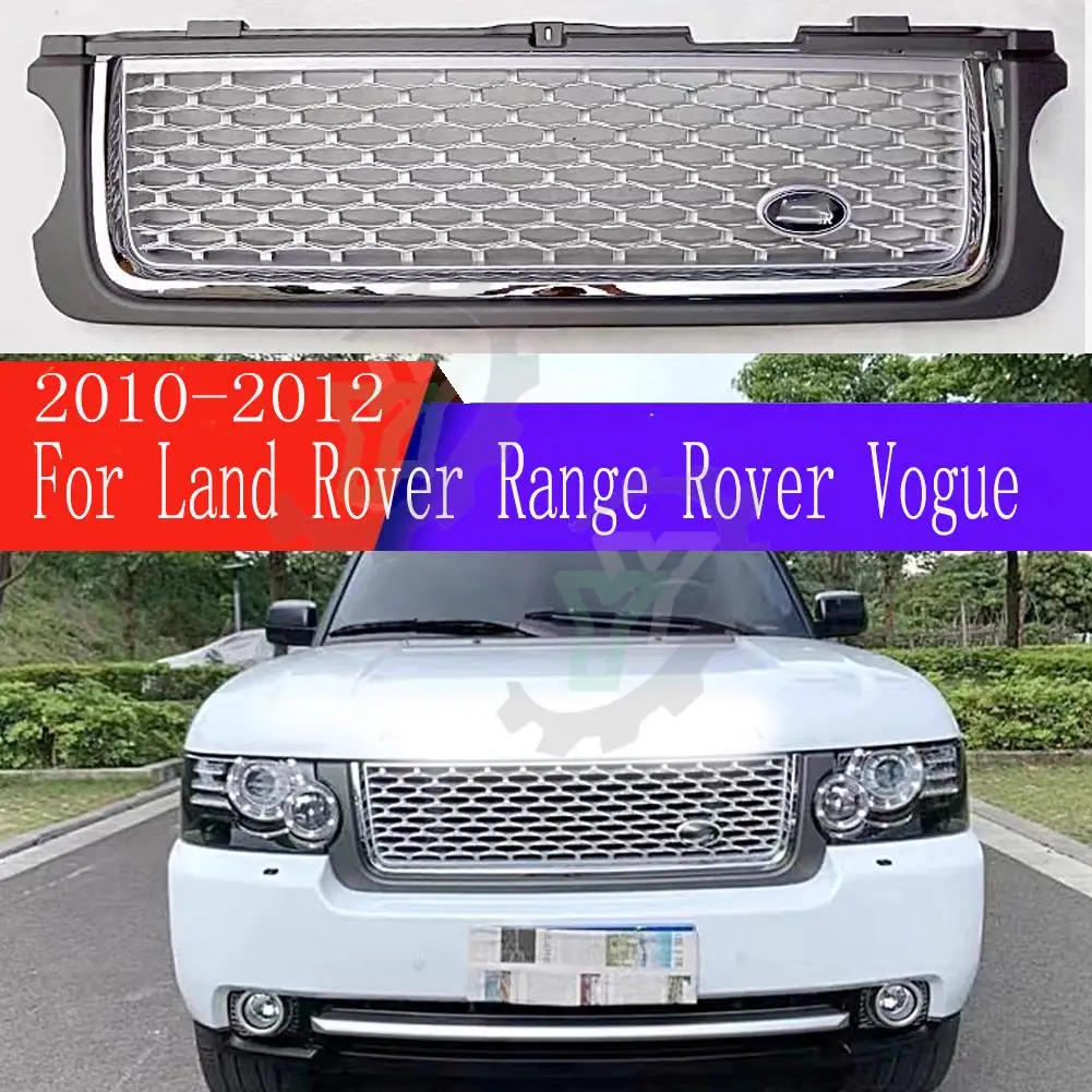 For Land Rover Range Rover Vogue L322 2010 2011 2012 Car Accessory Front Bumper Grille Centre Panel Styling Upper Grill L 322