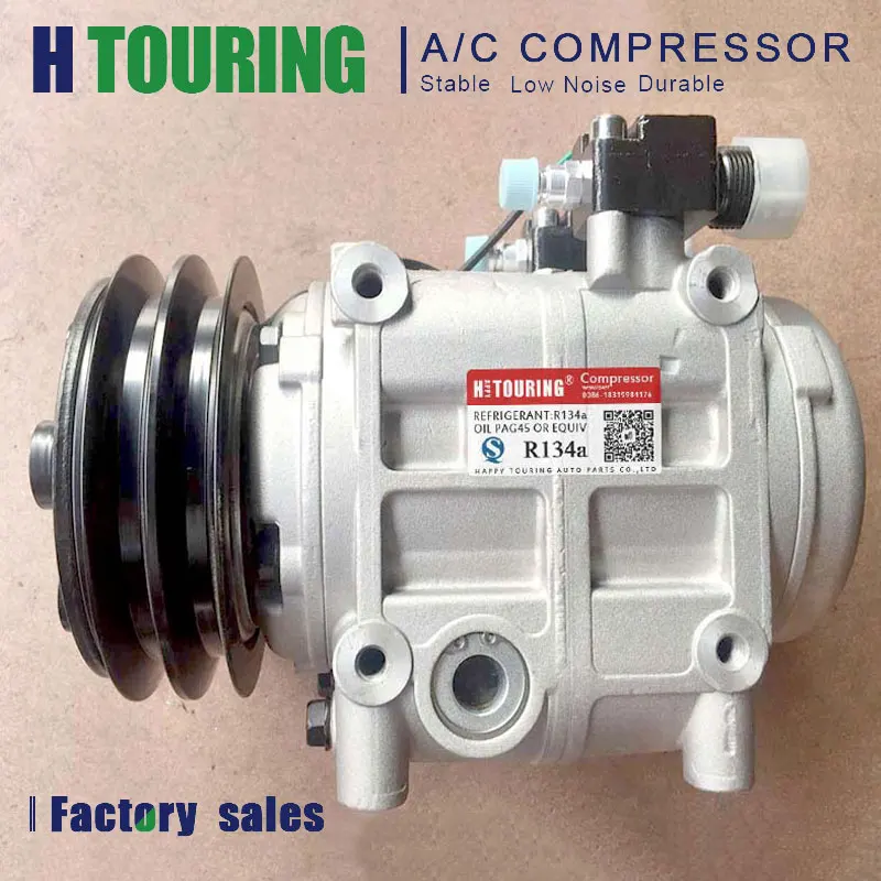 For Auto AC Compressor For TM31 2 Groove 12 Volt CO 46530V 6512338 7512338 C2155 5900 48846530 10046530 2046530 2521212