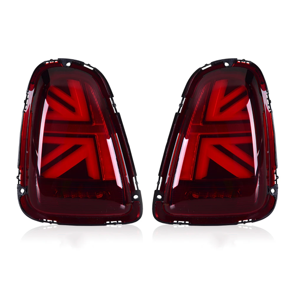 الذيل مجموعة مصابيح ل MINI R56 R57 R58 R59 2007 2008 2009 2010 2011 2012 2013 مصباح ليد خلفي إشارة دوران الفرامل عكس الضوء #4