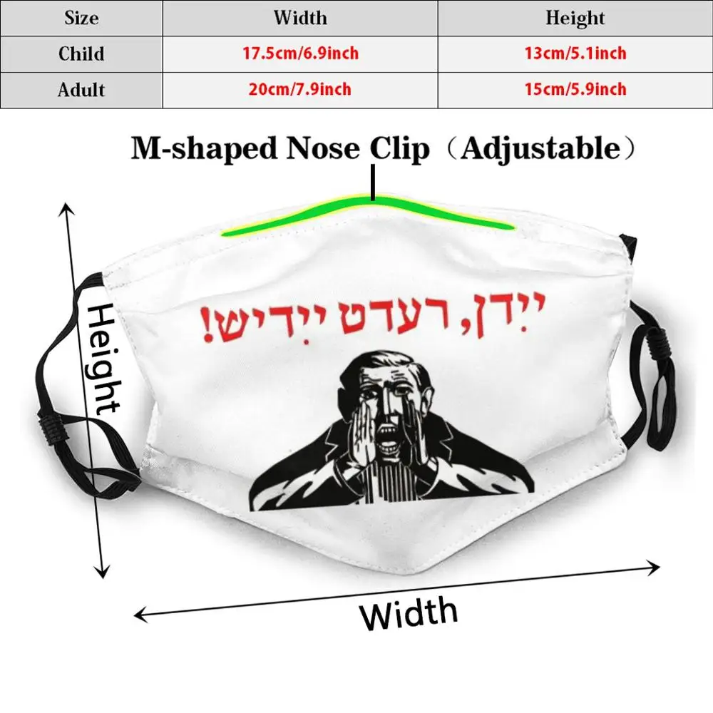 Masker Yidden, Spreek Jiddisch! Yiddisch Joods Linksisme Judaïsme Bund Joden Joodse Jood Yiddisch Linksisme Anti Zionisme