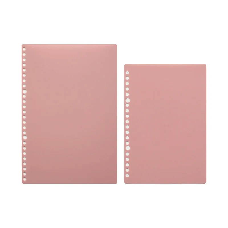 A5/A4 DIY Loose-leaf Cover Frosted Notebook PP Classification Board b5 Loose-leaf Board Cover Panel Loose-leaf Book Cover