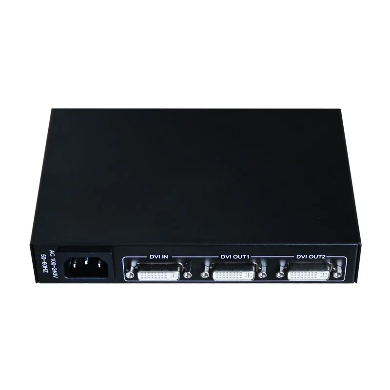 AMS-D1S2 1X2 Port DVI Splitter 1 In 2 Out 2 In 4 Out Split 1 Sinyal Video Ke 2 atau 4 Display untuk LCD DVD Player