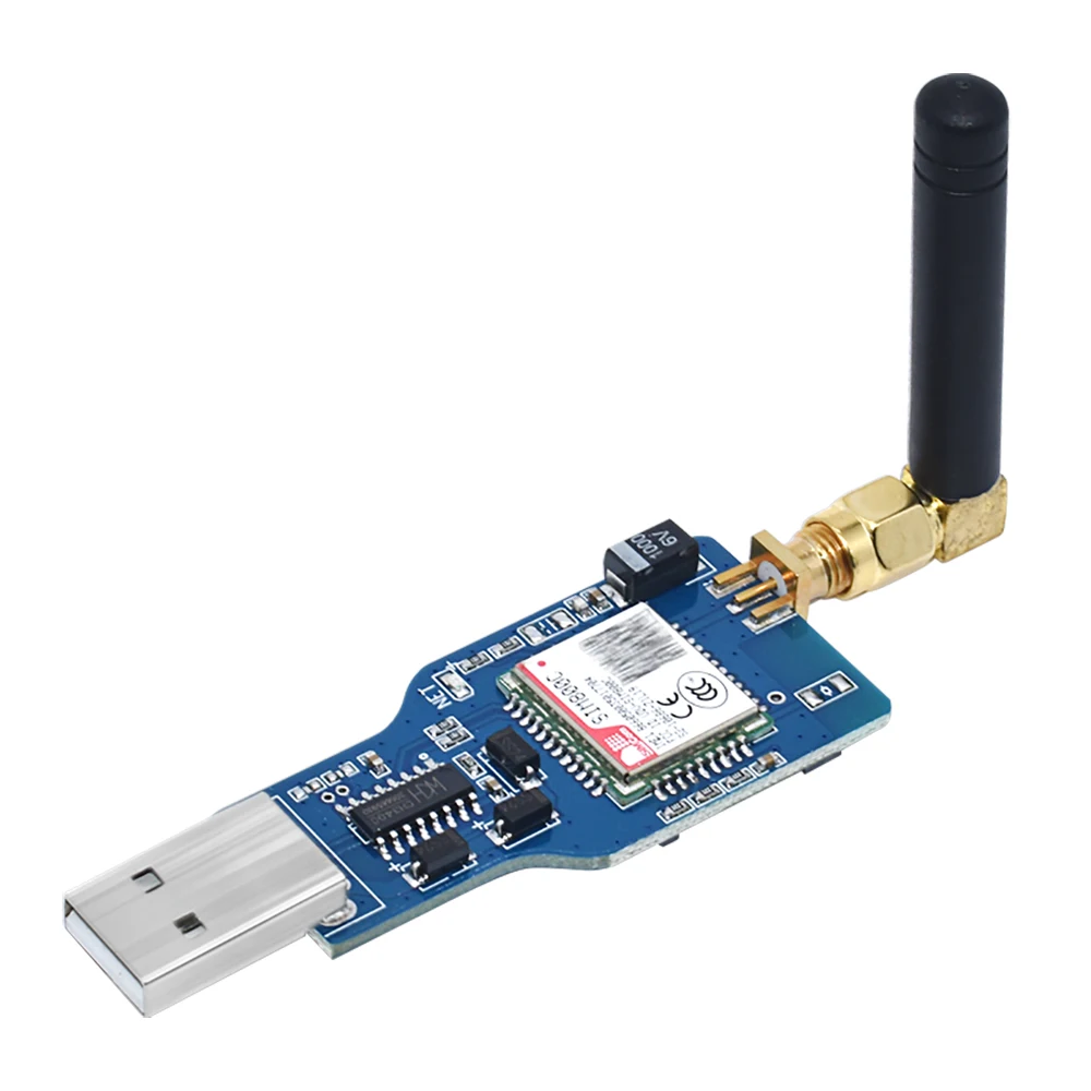 USB to GSM Module Quad-band GSM GPRS SIM800C SIM800 Module For Wireless Bluetooth Module SMS Messaging With Antenna