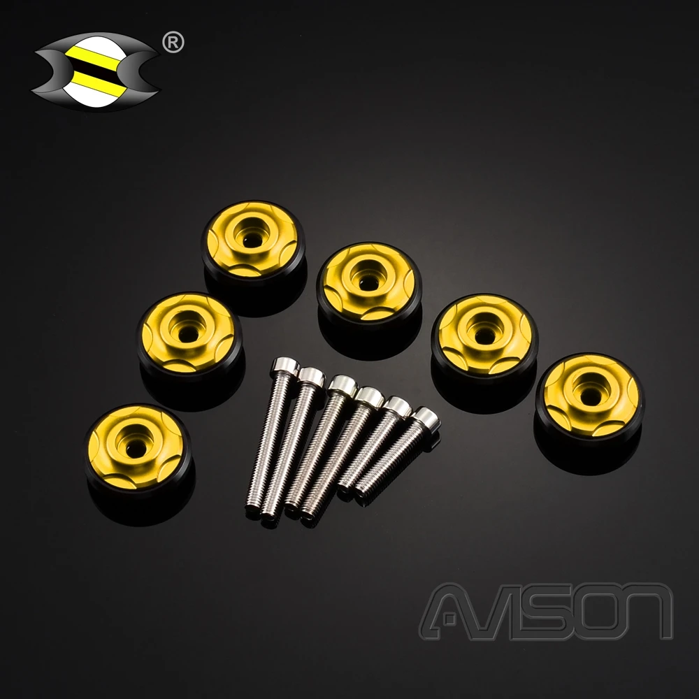 6pcs Side Frame Fairing Bolts For Honda ADV150 ADV 150 Motorcycle Accessories Windscreen Washer Screw M6