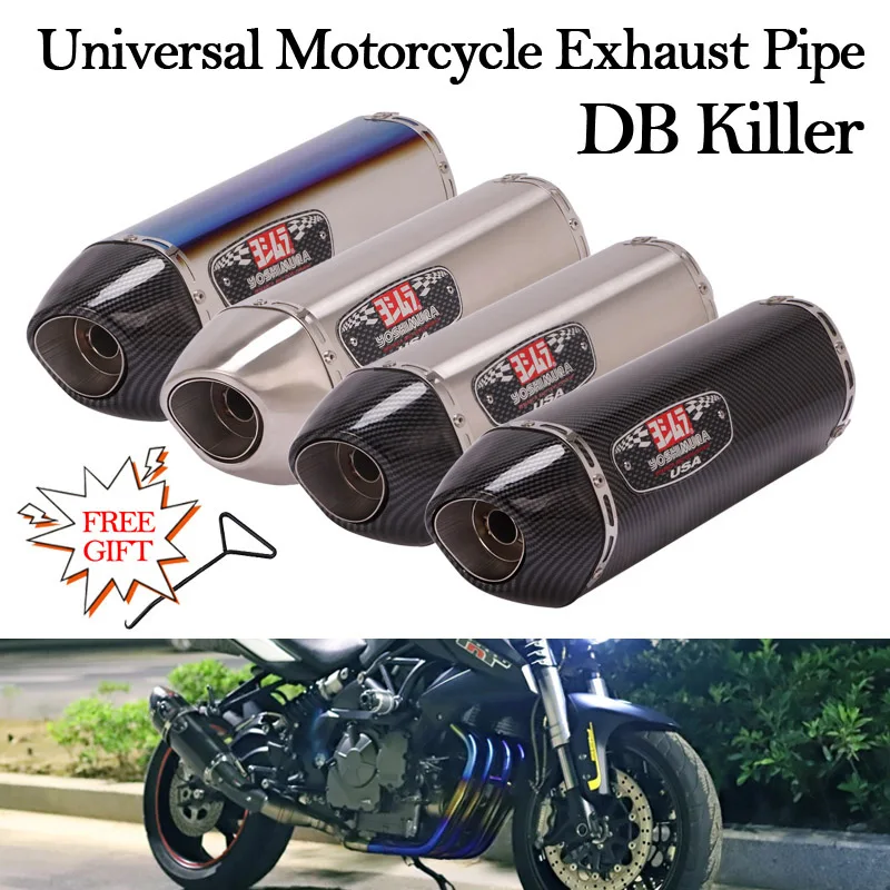 

Universal Motorcycle Yoshimura Exhaust Pipe Modified DB Killer Muffler Tubo De Escape Moto For Honda PCX 125 Z900 G310GS GSXR600