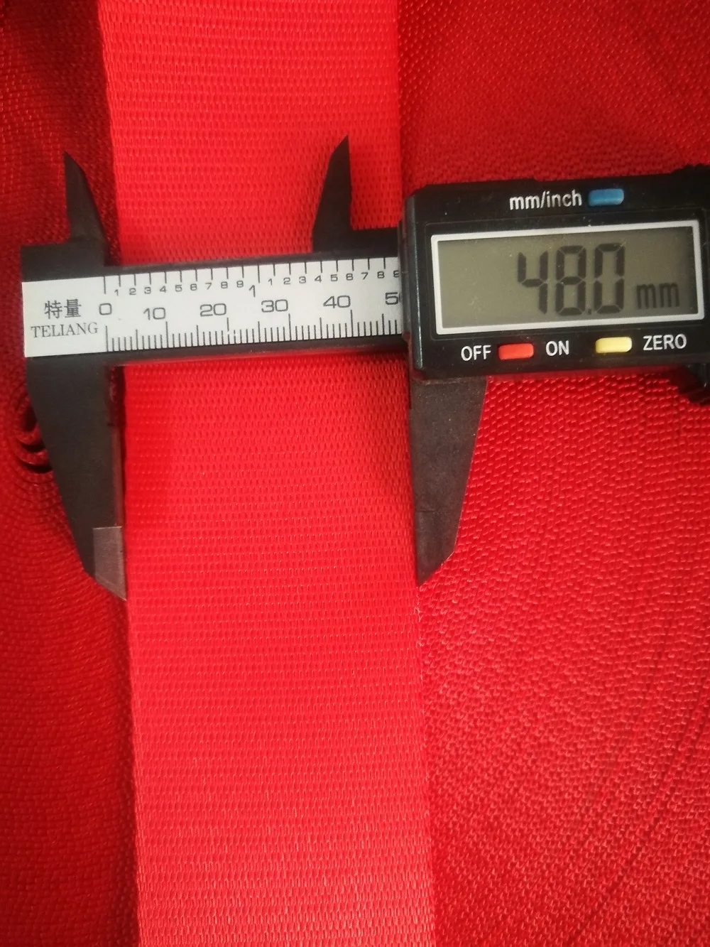3M-30M Red European Standard Car Seat Belt Webbing Car Personalized Modification Seat Belt Webbing Car Accessories