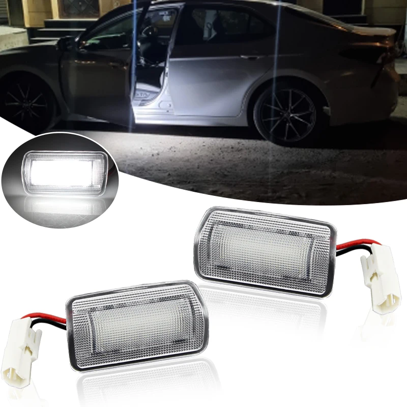 2Pcs Car LED Number License Plate Light Lamp For Lexus IS200T/IS250/ IS350 / IS300/ES300H / ES350/GS300 / GS400 / GS430/GX460