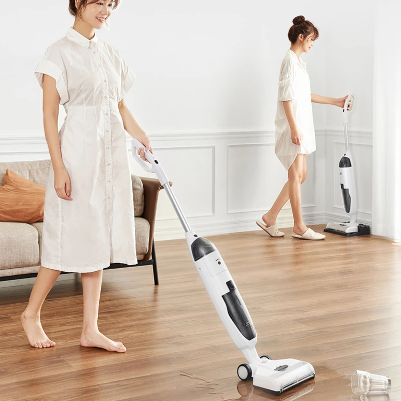 Household Scrubber Wireless Intelligent Automatic Hand-Pushing Vacuum, Mopping, Washing And Self-Cleaning All-In-One Machine