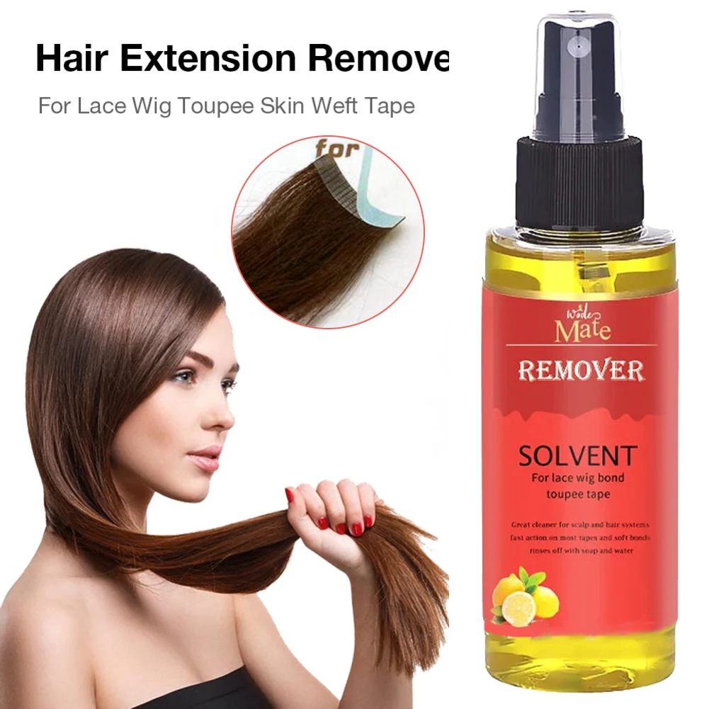 4FL OZ(118ml) Lace Glue Remover Spray Fact Acting Wig Adhesive Remover Spray For Tape Solvent Spray Remover for Lace Wigs Toupee