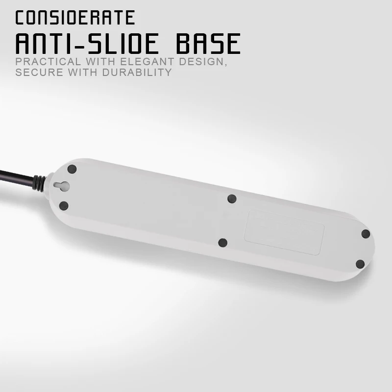 Newest 3 USB Multi-Port Charging Socket 3 Plug Power Strip Switch 4.8M Cable EU Outlets Suitable For EU Plug Electrical Socket