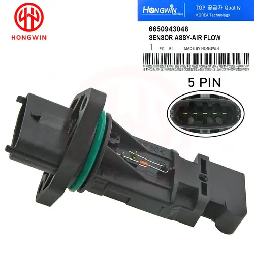 Medidor de Sensor de flujo de aire masivo MAF genuino, para Ssangyong Actyon Kyron Rexton Rodius Stavic 6650943048, 0280218130,0280218131