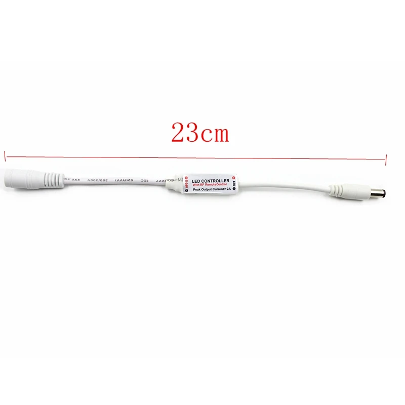 DC 5V 12V 24V 12A Mini RF Wireless LED Remote Controller Led Dimmer Driver For Single Color LED Strip SMD 5050/3528/5730/3014