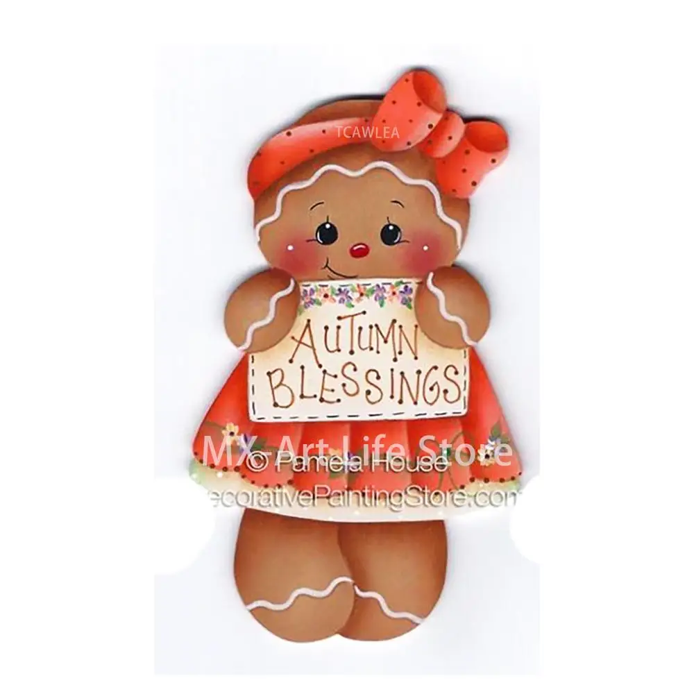 Gingerbread Man Metal Cutting Dies Bow Cutting Dies Whiteboard Dies Christmas Doll Stencil for DIY Scrapbooking