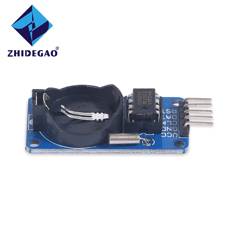 Zhidegao 1 Stks/partij Rtc DS1302 Blauw Real Time Clock Module Voor Arduino Diy