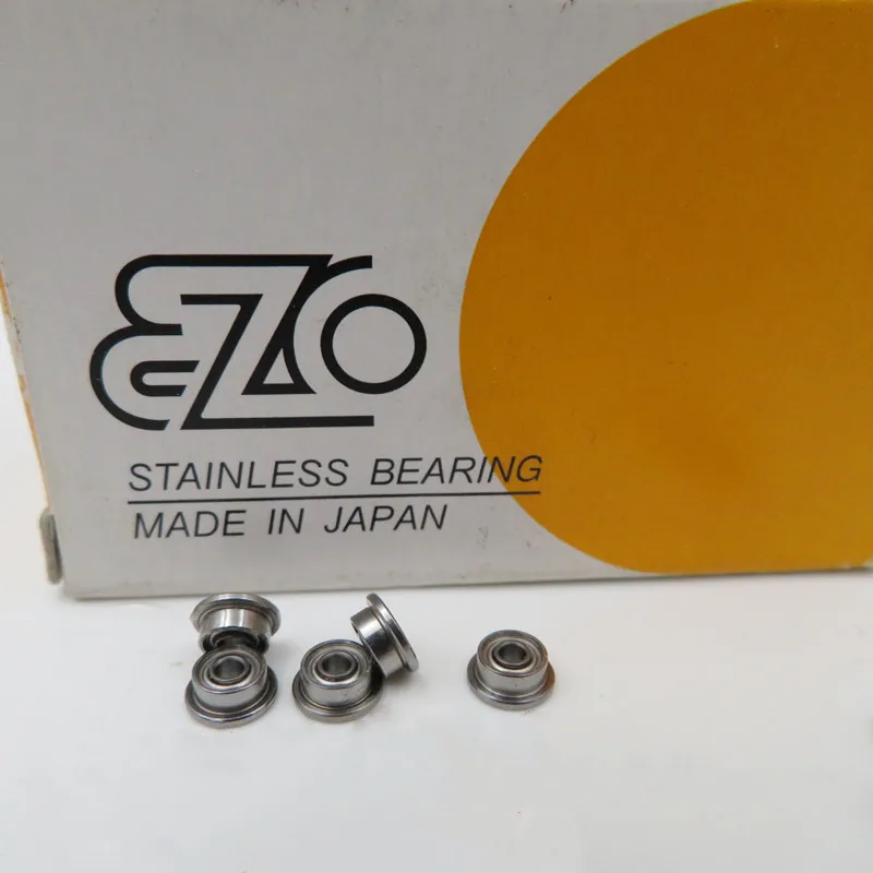 10 Stück JAPAN EZO Edelstahl-Flanschlager F681HXZZ 1,5x4x2 mm LF-415ZZ Miniatur-Kugellager mit Flansch F681XZZ 1,5*4*2 – Detail 2