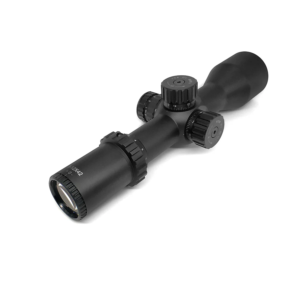 Tactical scope 3-12x42 FFP rifle Compact optical sight 1