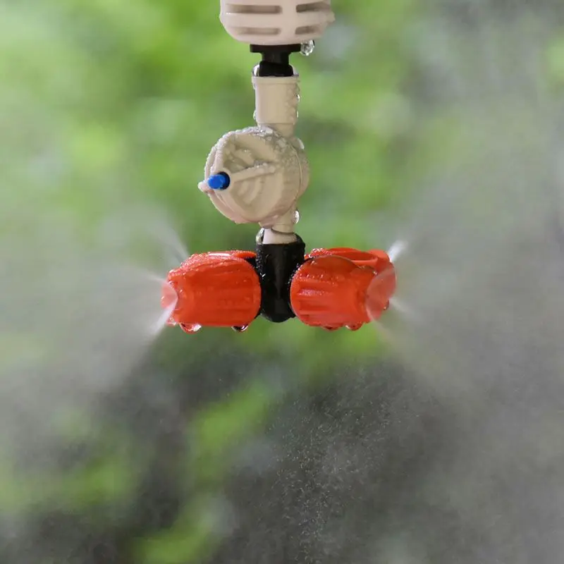 

Qrange Hanging anti Drip Misting Nozzle cross Atomizing Nozzle Fog WATER SPRAY To greenhouse Drip irrigation