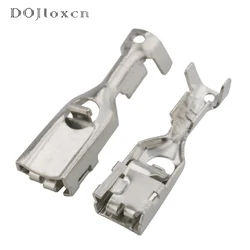 20 Pcs 4.8mm Series Brass Tinned Automotive Wiring Terminal Plug Female Connector Socket 142686-2