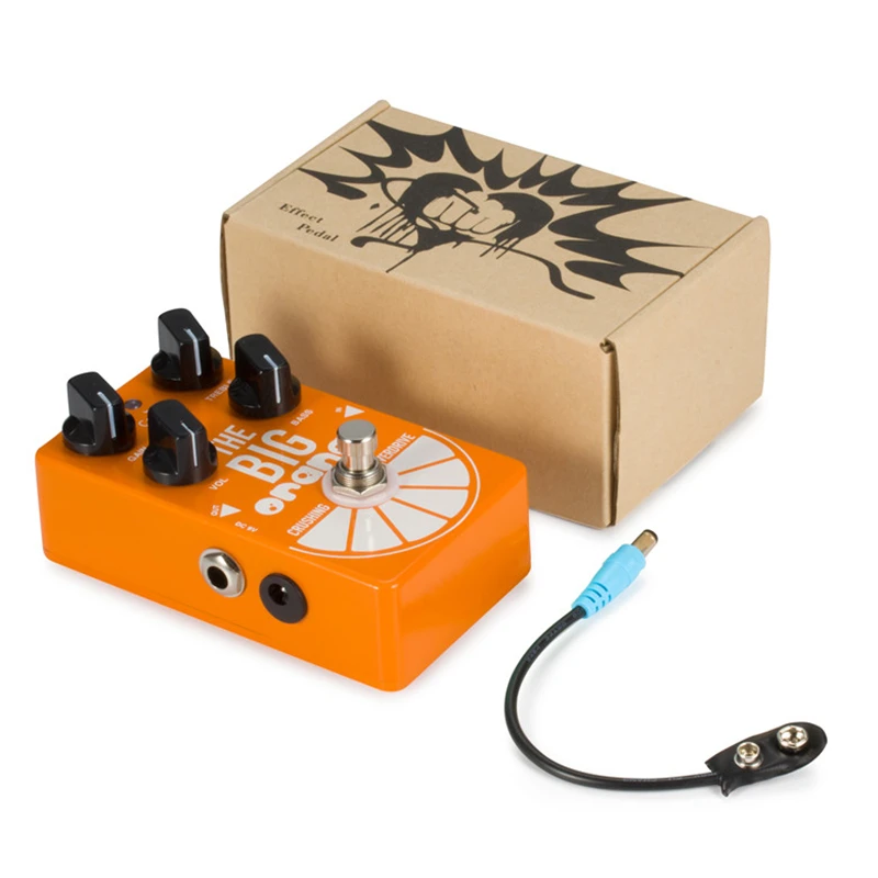 Caline CP-54 The Big Orange Overdrive Guitar Effect Pedal True Bypass Design Electric Guitar Parts & Accessories