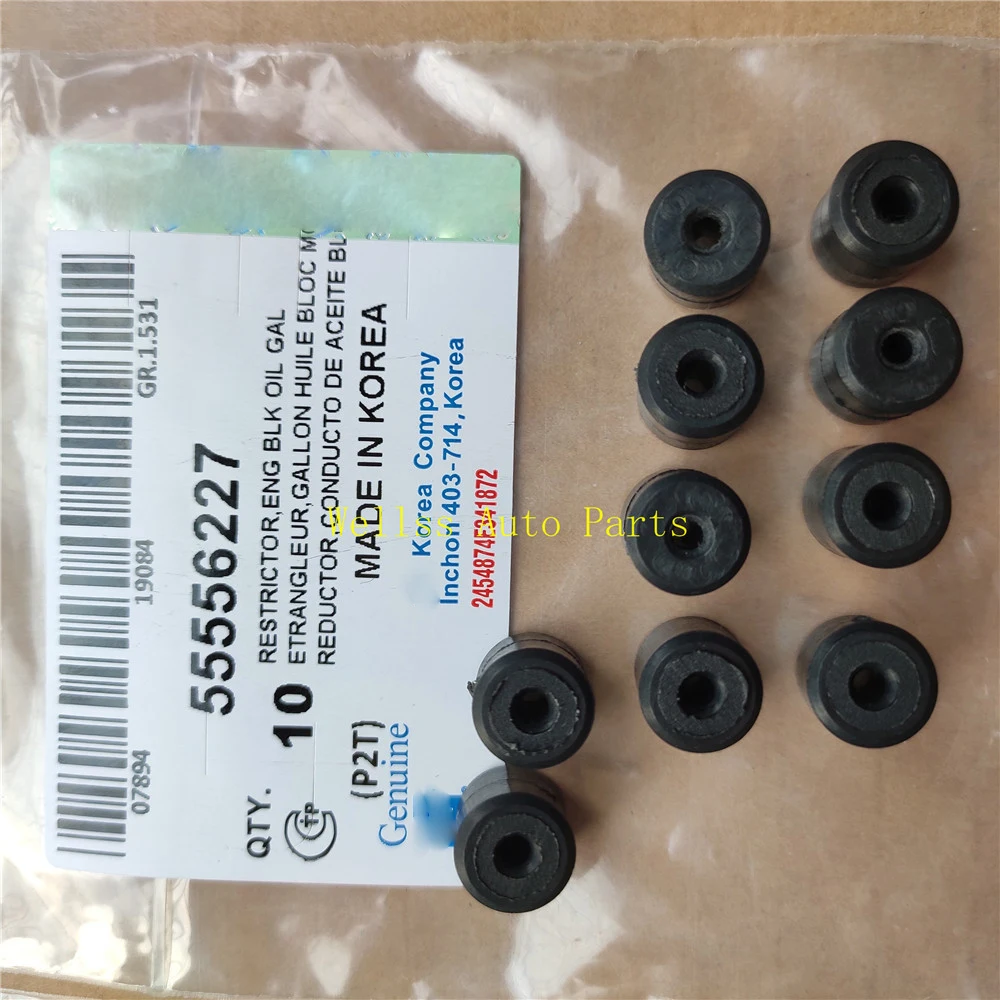 10PCS Original Oil by-pass Valve One-way Valve for Chevrolet Cruze 1.6 1.8 Epica 1.8 AVEO 55556227