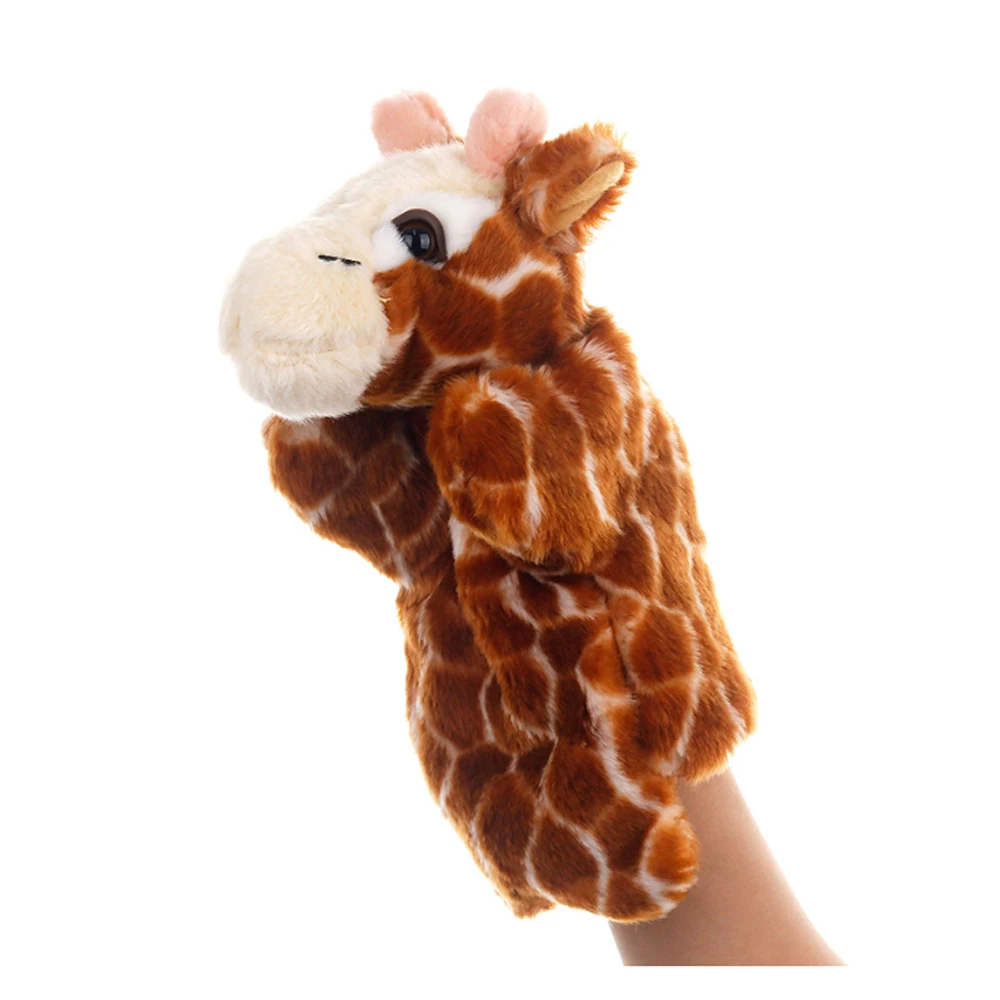 Children Sika Deer Animal Hand Puppet Stuffed Plush Toy