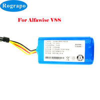 New 14.4V 3400mAh/2800mAh Li-ion Battery For Alfawise V8S Robot Vacuum Cleaner Accessories