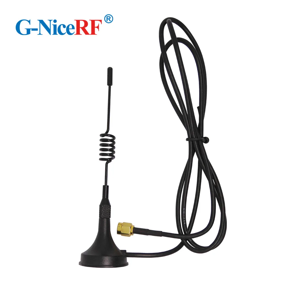 10pcs/lot SW433-XP1M 433MHz Anti-vibration Sucker Antenna for RF Wireless Data Transceiver Module