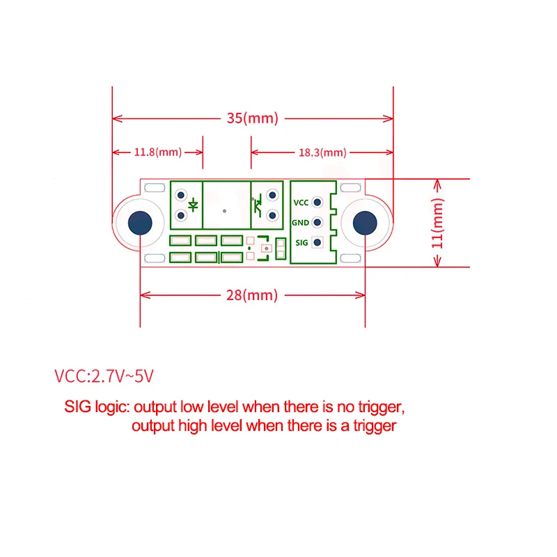 KINGROON 3D Printer Parts Endstop light control limit optical switch sensor switch with line 1M