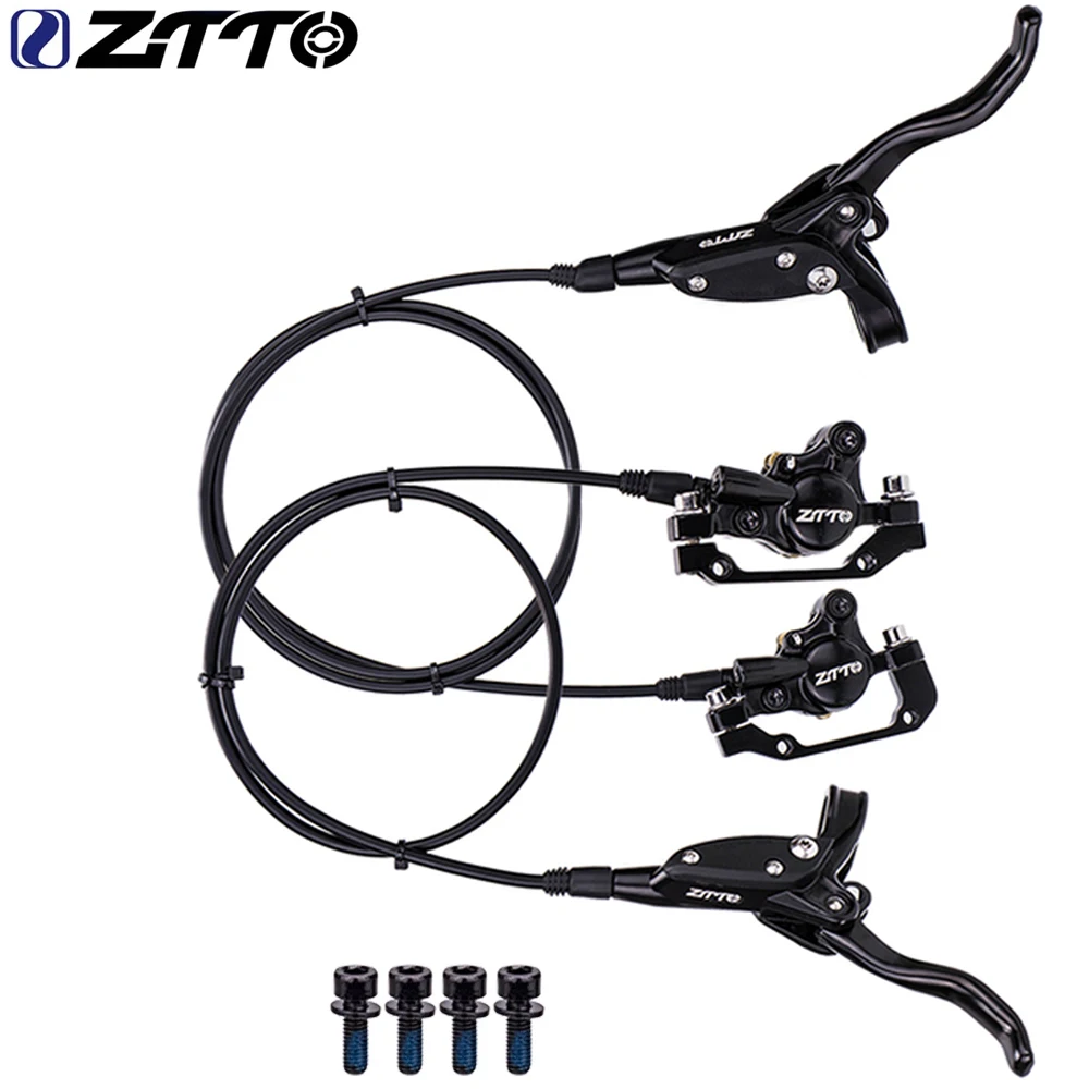 

ZTTO MTB Hydraulic Disc Brake Calipers 51 mm IS ＆ 74mm Post Mounting Left Front Right Rear Compatible 140/160/180/203mm rotor