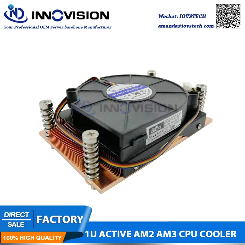 New CPU Cooler AM2 AM3 copper server heatsink radiator for AMD Processor