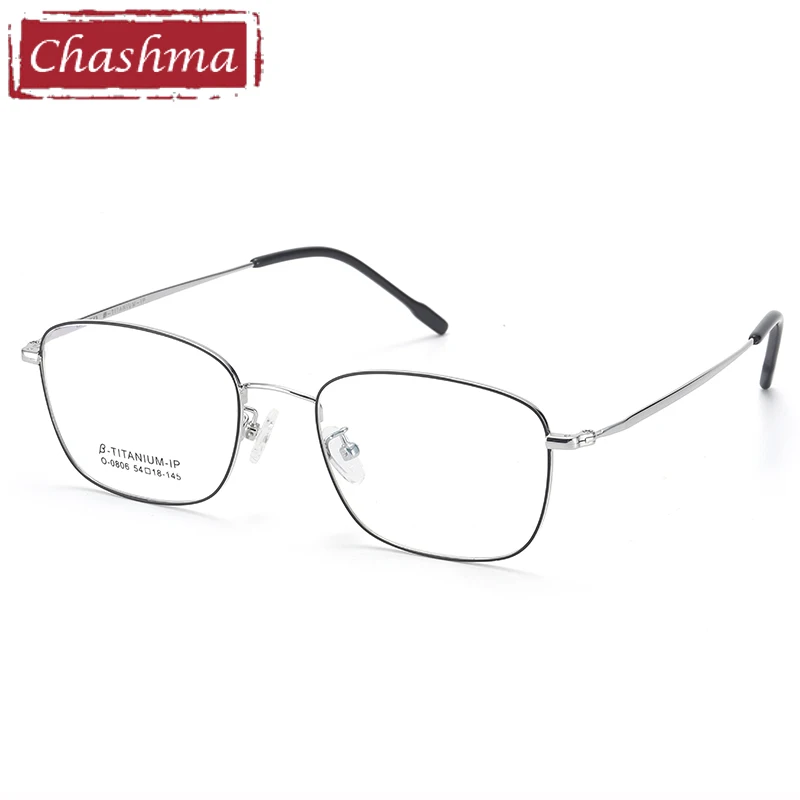 Chashma Prescription Glasses Men Square Graduation Eyeglasses Frames Women Light Optical Eyewear Pure Titanium Spectacles Gafas