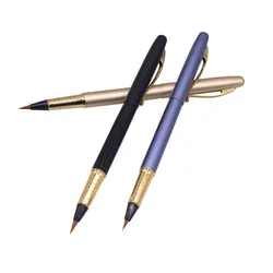 1 Pcs Art painting pen Pen-type ink sac ink brush Portable Calligraphy Soft Calligraphy Hook pen Ink brush Watercolor brush