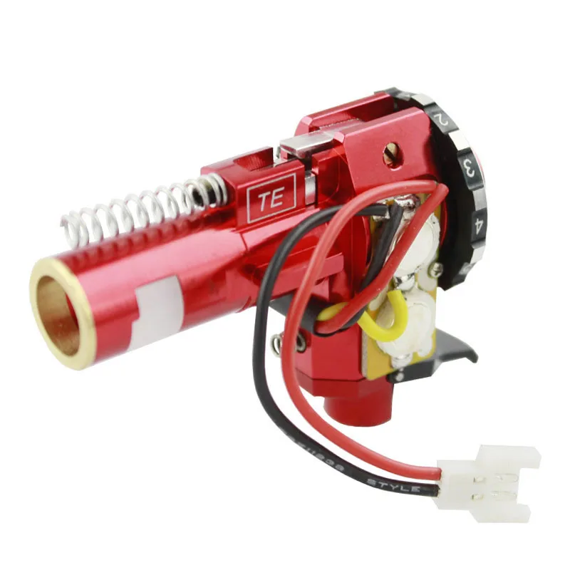 VULPO CNC Aluminium Legierung Hop Up Kammer Mit LED Für Airsoft AEG M4 M16 Jagd Zubehör – Detail 15