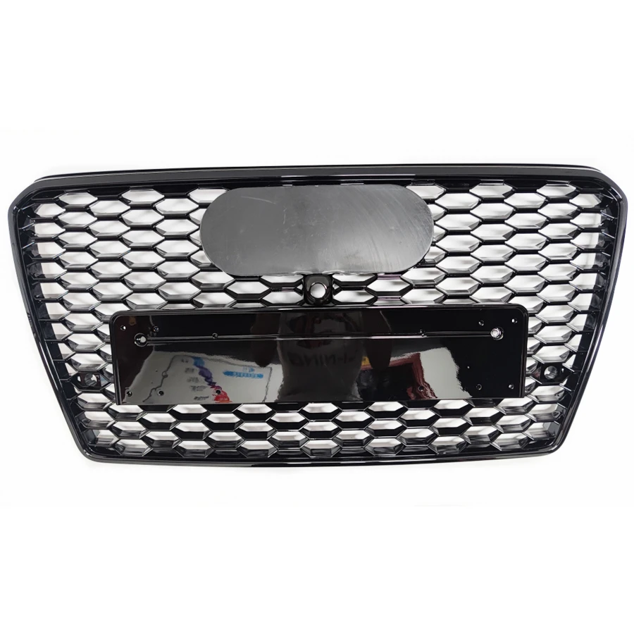 A7 RS7 Style ABS Black Front Racing Grills Hood Guard for Audi S7 Sline 2011-2015 Car Accessories