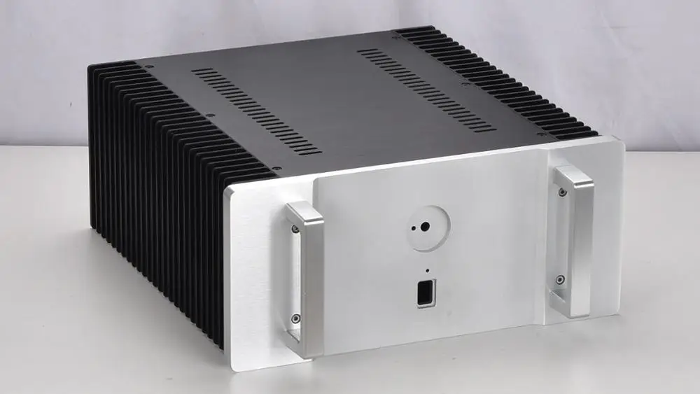 New WEILIANG  new aluminum alloy power amplifier chassis with heat dissipation on both sides