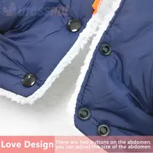 Warm winter dog coat for small pets #4