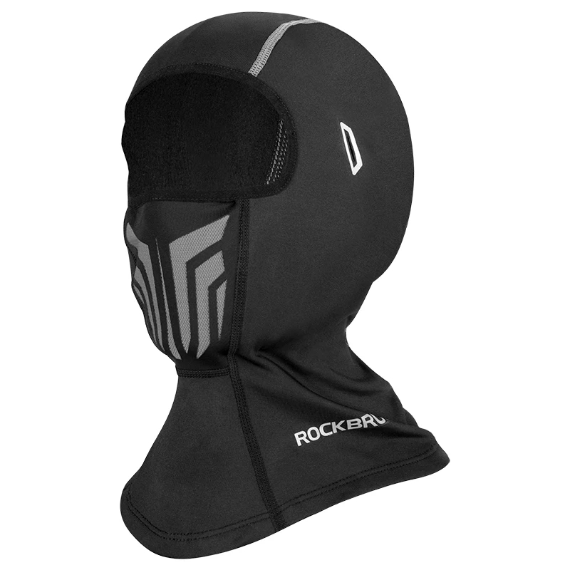 ROCKBROS Fahrradmaske, Vollgesichts-Motorradmaske, hält warm, Wintermaske, atmungsaktives Brillenloch, schnell trocknend, taktische Sturmhaube