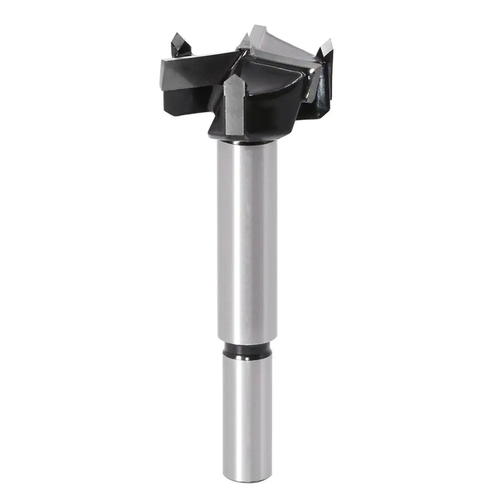 Imagem -03 - Carboneto de Tungstênio Forstner Chato Brocas Ferramentas para Carpintaria Buraco Saw Cutter Haste Redonda Dentes 35 mm 1pc