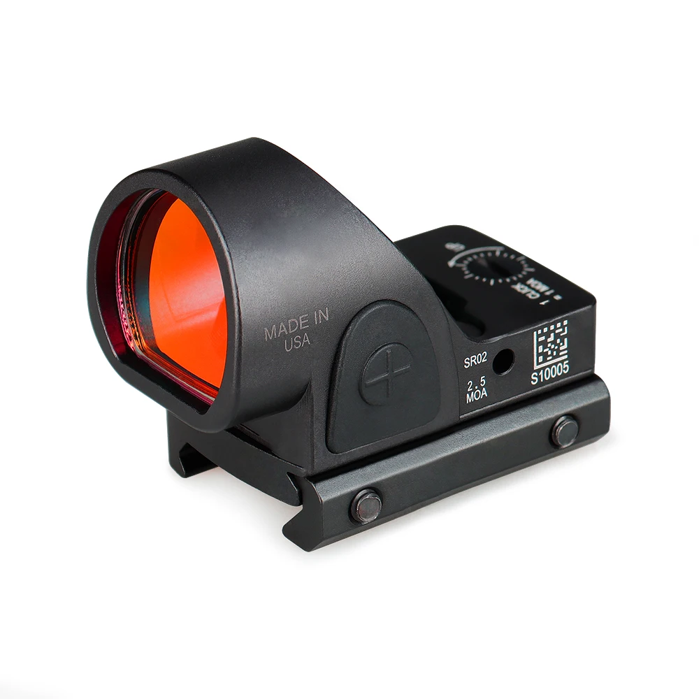 Imagem -03 - Mini Rmr Sro Red Dot Sight Colimador Rifle Reflex Sight Scope Caber 20 mm Tecelão Ferroviário para Caça Rifle Gz20130