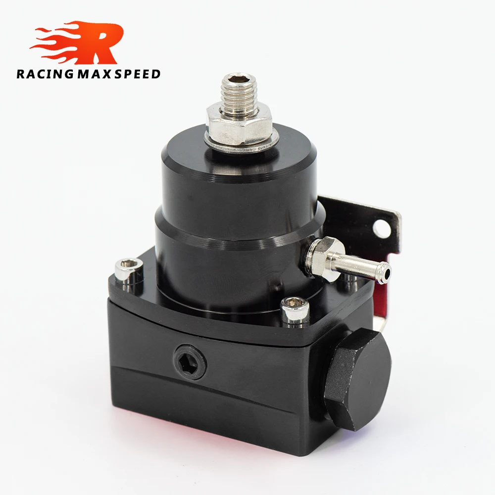 AN6 35-75PSI adjustable high quality pressure fuel regulator pressure fuel regulator boost Fuel Pressure Regulator black color