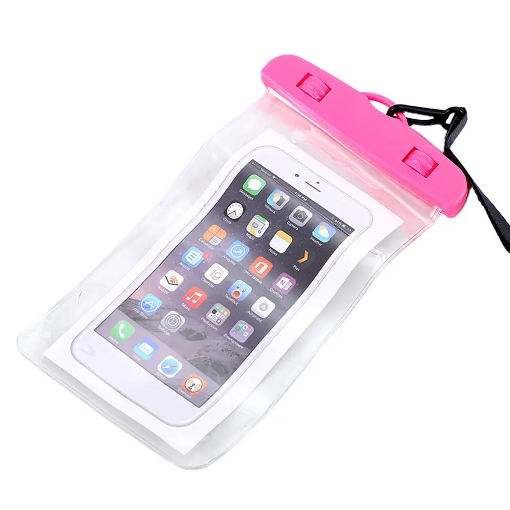 Luminous Waterproof Pouch Swimming Gadget Beach Dry 6 inch  Phone Bag For iPhone 13 12 11 Pro Xs Max XR 8 7 Xiaomi  Samsung S9