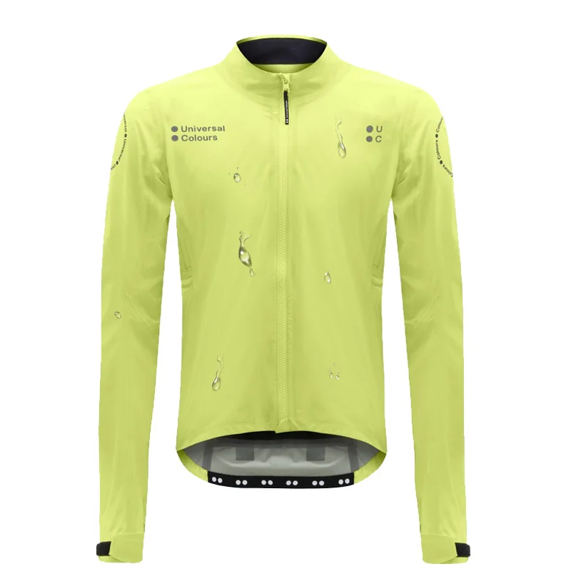 U.COLOUR-Cycling Rain Jacket for Men, Windproof, Waterproof, UV Outwear, Quick Dry, Ultra-Light, MTB Bike, Wind Jacket,