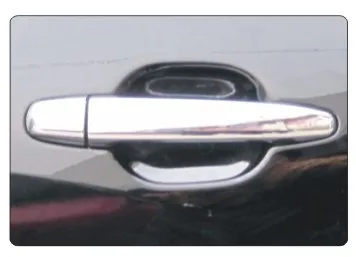 Hot ABS Chrome Electroplate Door Handle Cup Bowl Cover Trim Full Set For Highlander 2007 [QP211]