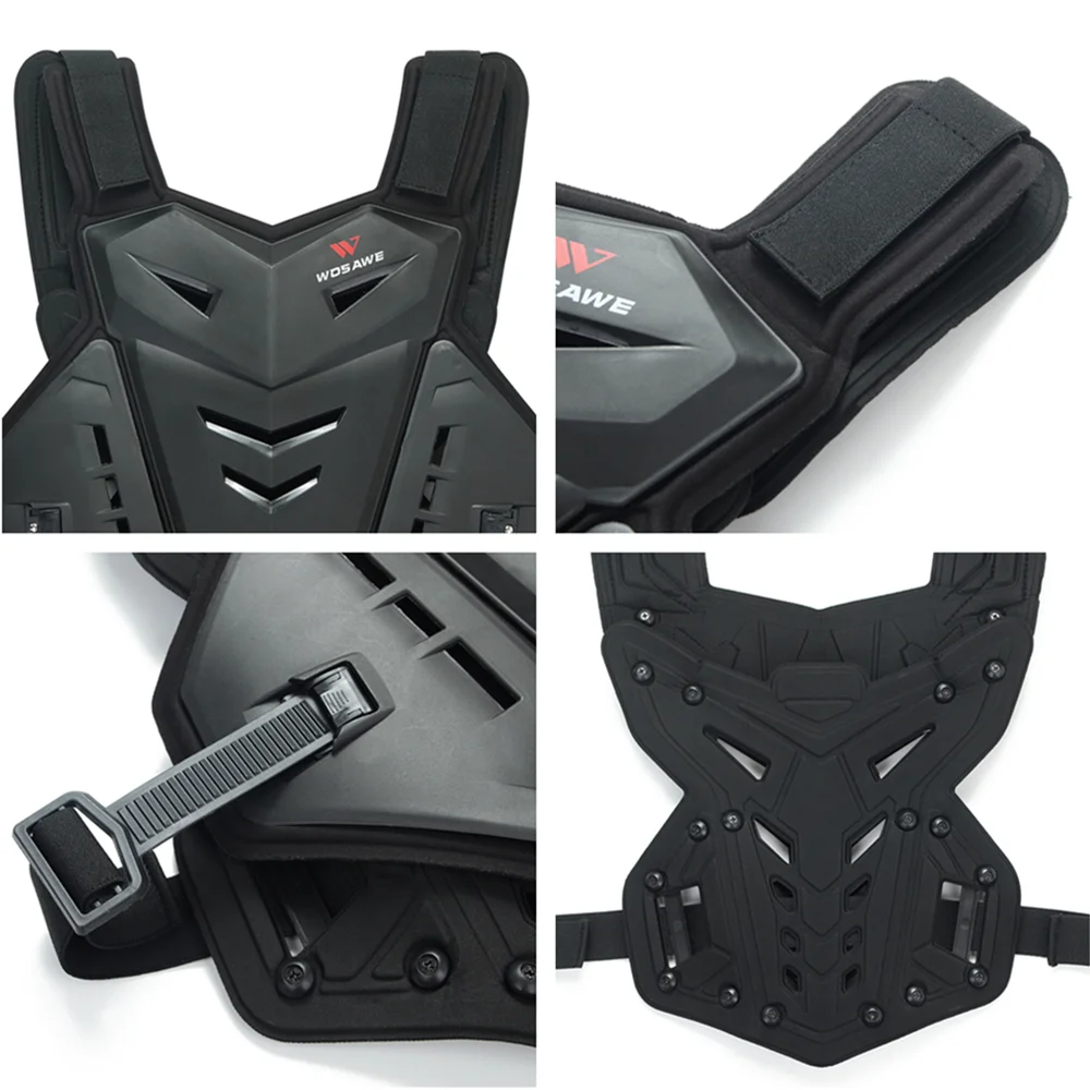 Wosawe adulto mtb motocicleta armadura motocross colete jaqueta volta peito protetor do corpo fora de estrada moto equipamentos de proteção armadura