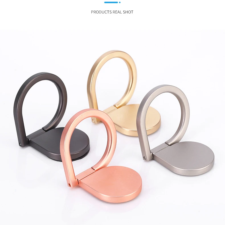 Luxury Spin Rotatable Phone Holder 360 Degree Rotatable Magnet Metal Finger Ring Smartphone Socket For Magnetic Smartphone Stand